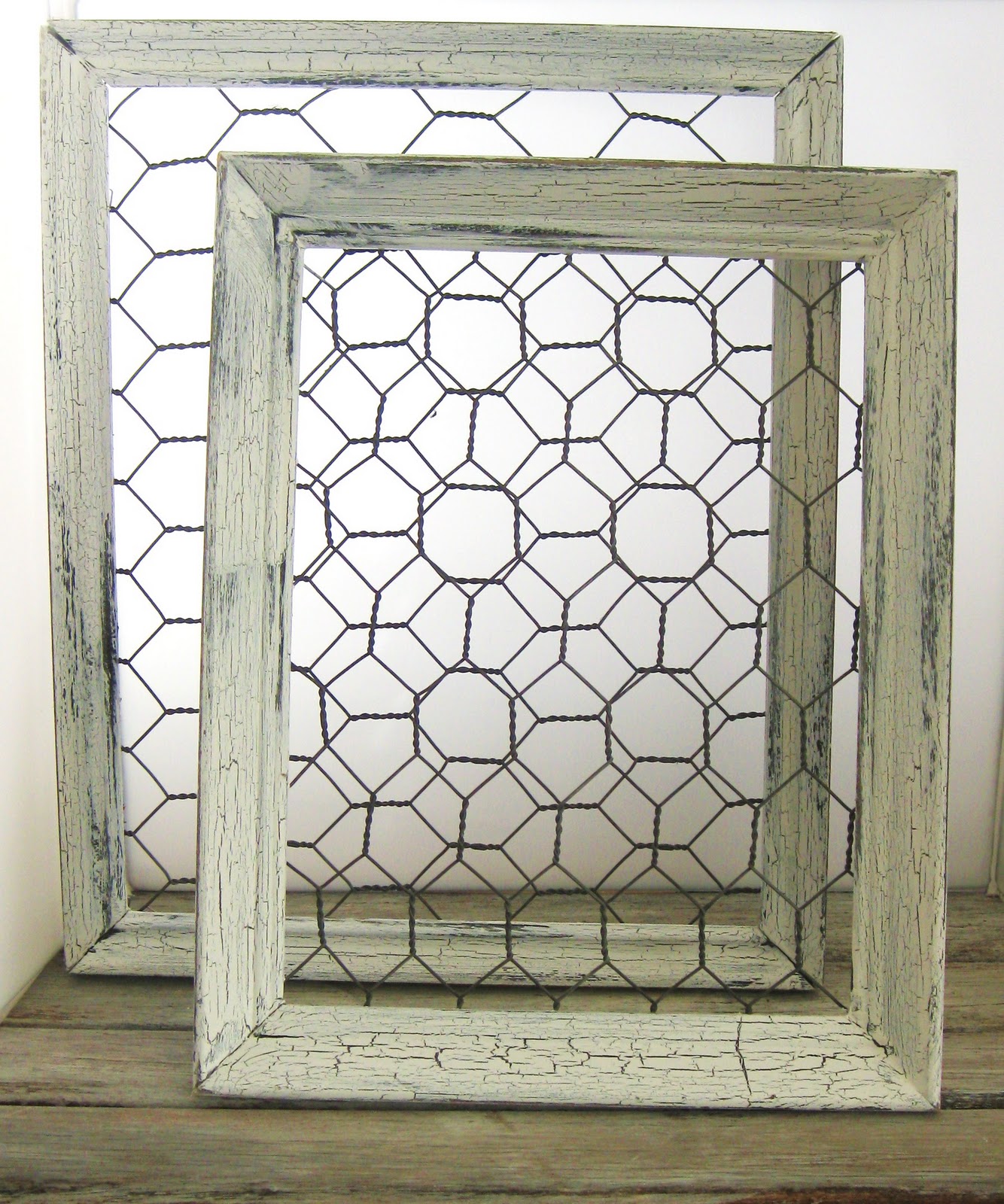 Back Bay Pottery Make a Shabby Chic Chicken Wire Frame
