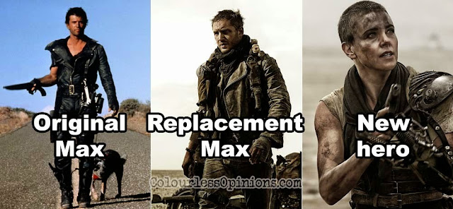 Mel Gibson to Tom Hardy, soon passing the torch to Charlize Theron's Furiosa character? Mad Max Mel Gibson Tom Hardy Theron