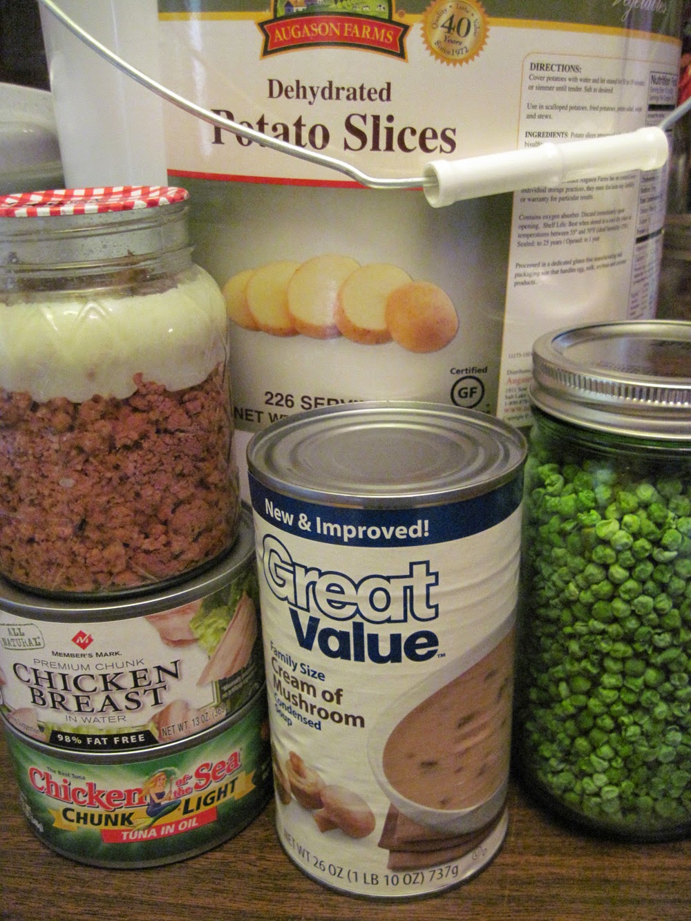 A Slice of Texas blog MEAT AND POTATO CASSEROLE Using Emergency Food Storage