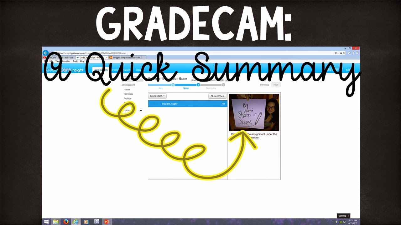 Sharp in Second GradeCam A Quick Summary