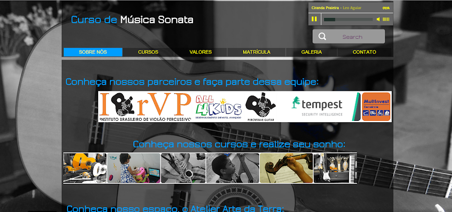 Aulas de Violão Recife "Curso de Música Sonata" - Recife/PE