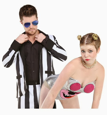 Robin Thicke and Miley Cyrus costumes