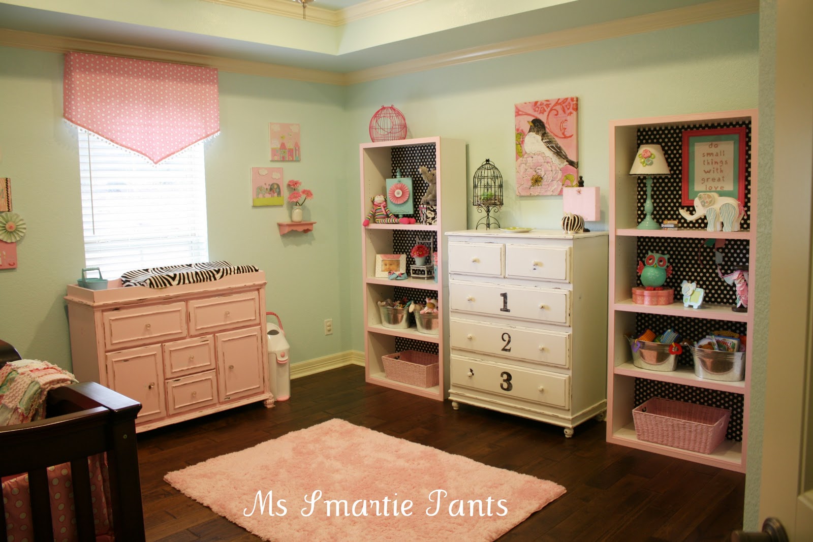  Ms Smartie Pants Transforming cheap bookshelves in the babies nursery