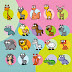 Vetores tema safari para infantil
