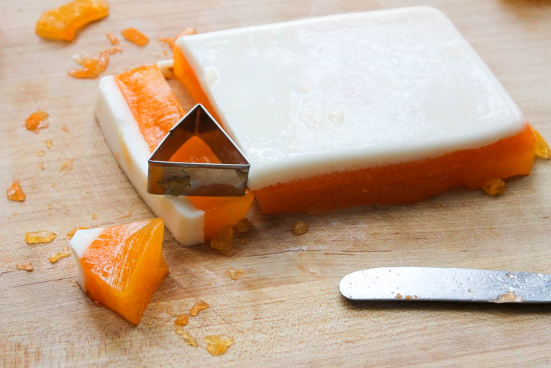 That's so Michelle... Candy Corn Jello Shots on a Popsicle Stick