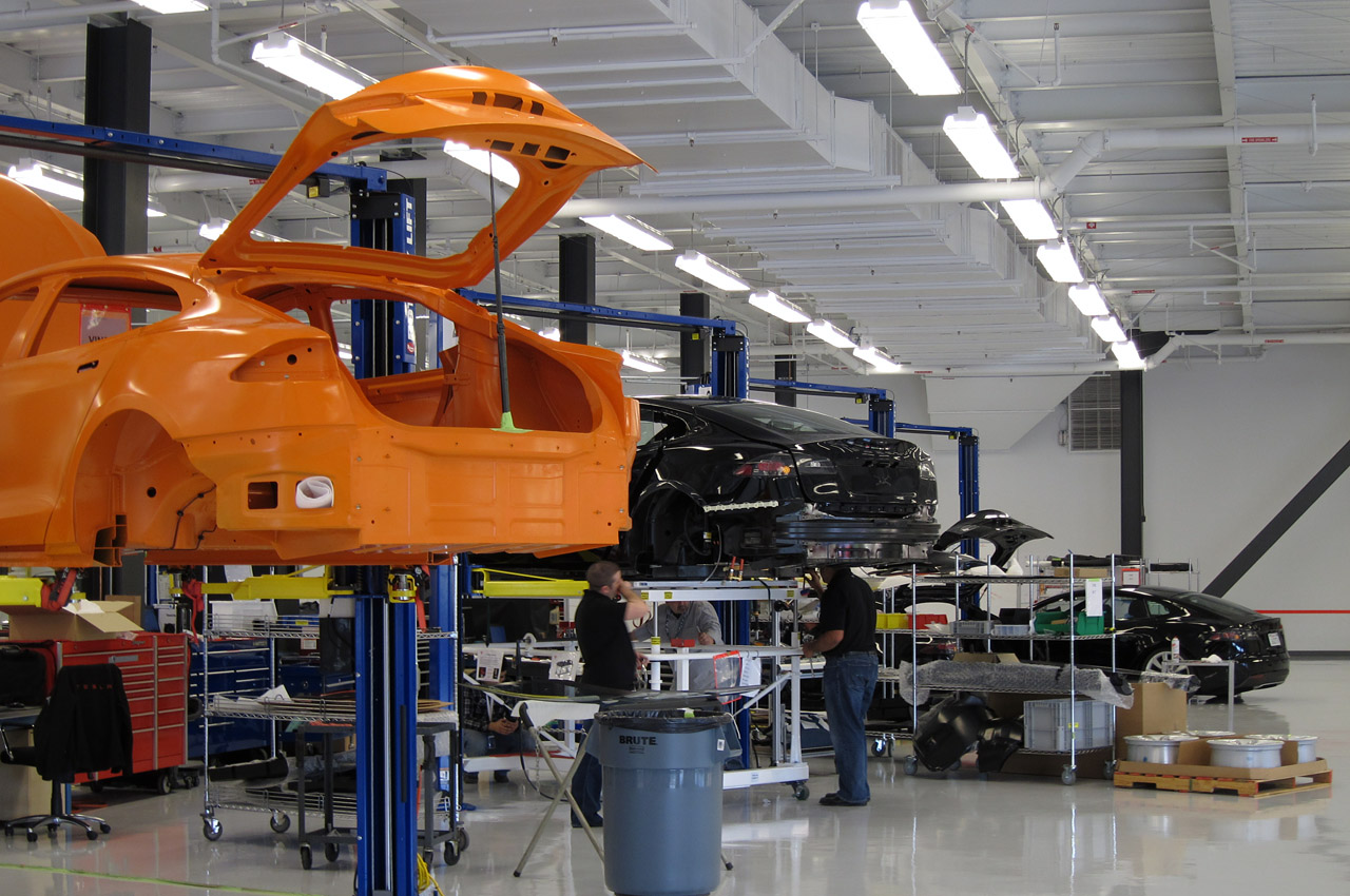 tesla model s assembly plant facilities