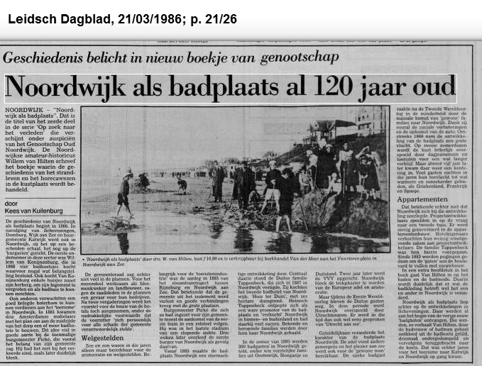 Noordwijkse Huizen Noordwijk in een Oud Boekje