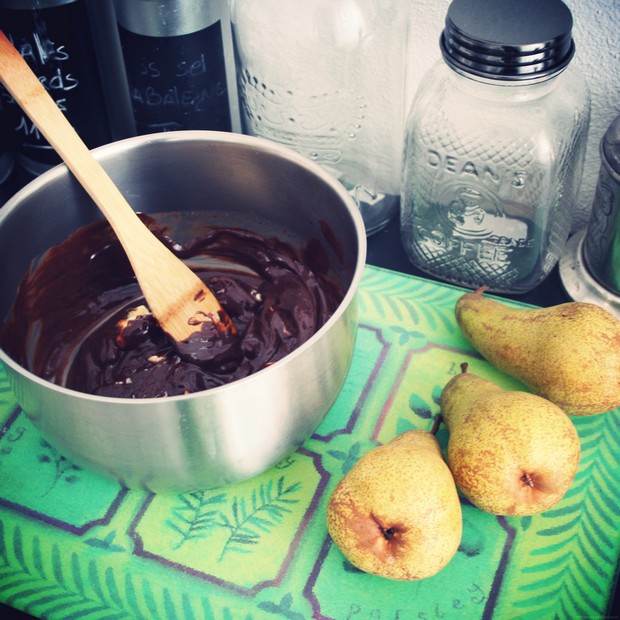 moelleux poire chocolat