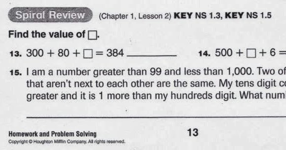 Just a Substitute Teacher.....: 3rd Grade Math -- Really?