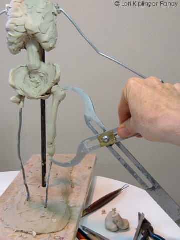 Lori Kiplinger Pandy Sculpture: Making changes and corrections to