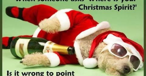 Funny Facebook Status: Where is your Christmas Spirit funny update for