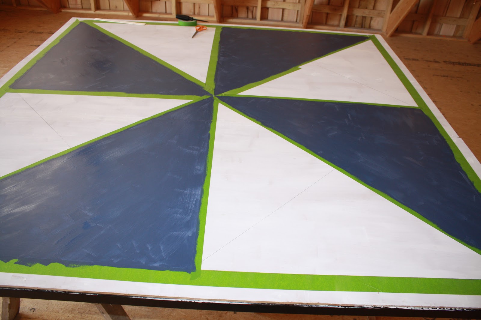 With Pens and Needles BARN QUILT