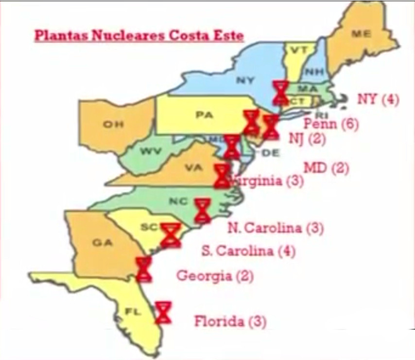 Lista 96+ Foto Mapa De La Costa Este De Estados Unidos Actualizar