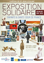 EXPOSITION SOLIDAIRE AVEC ENFANTS ET SANTÉ 23/24/25 NOVEMBRE 2012 AU CHATEAU DE SAINT JEAN LE BLANC