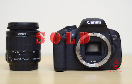 Selling my Canon EOS 650D - SOLD OUT