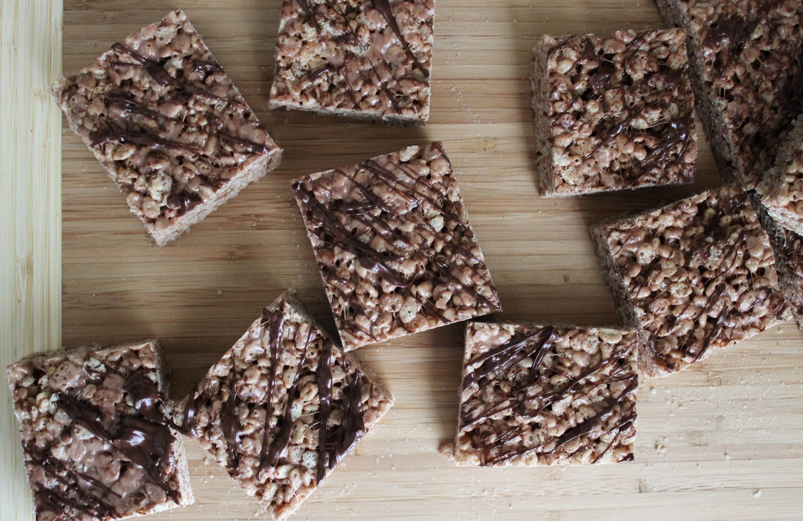 BEAUTY & THE BEARD NUTELLA RICE KRISPIE BARS!