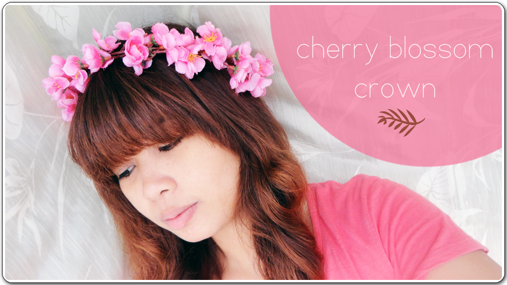 Cherry Blossom Crown INVISIBLE + STILETTOS