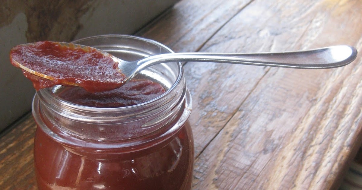 real food simple homemade molasses balsamic bbq sauce