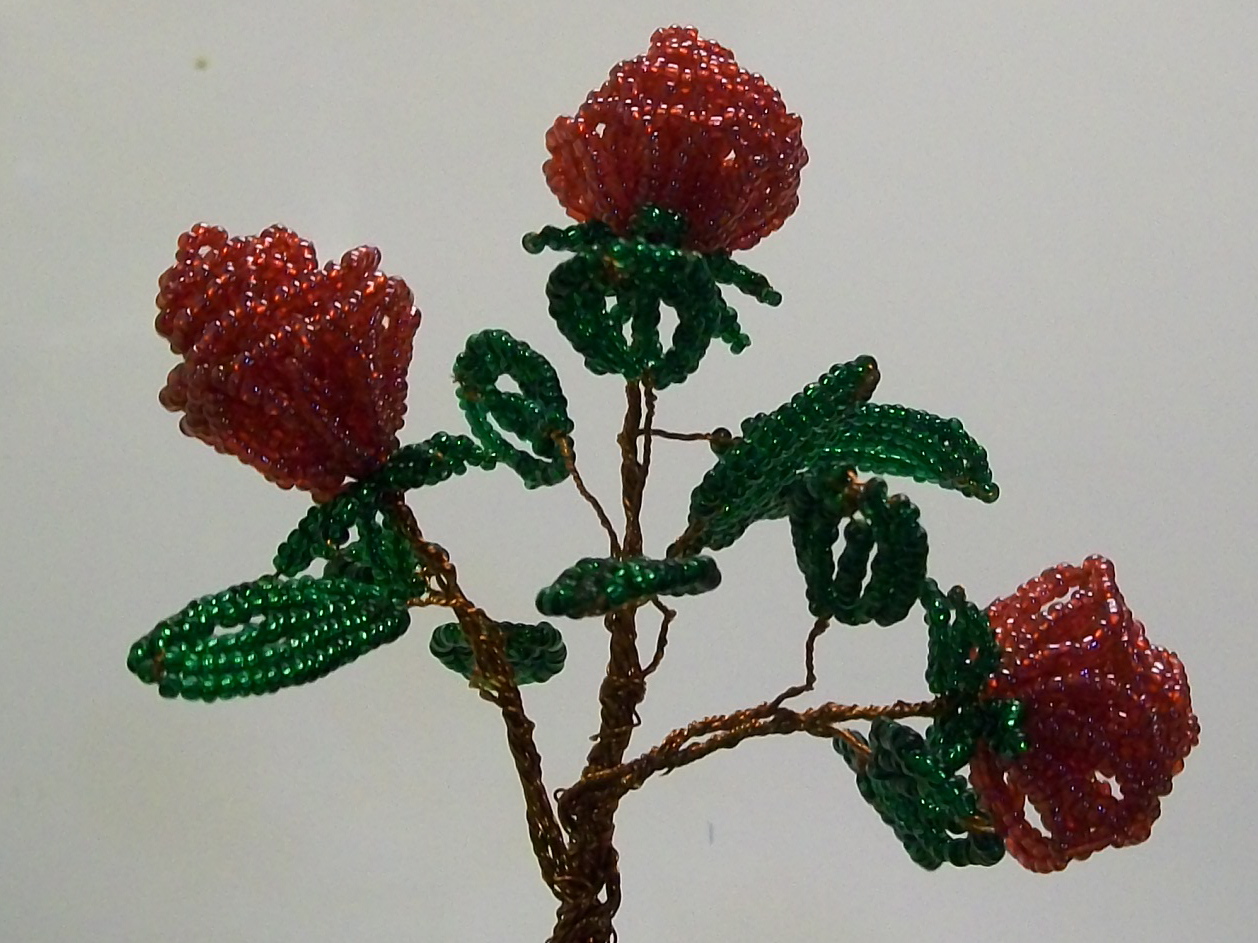Beading for the very beginners Rose bush