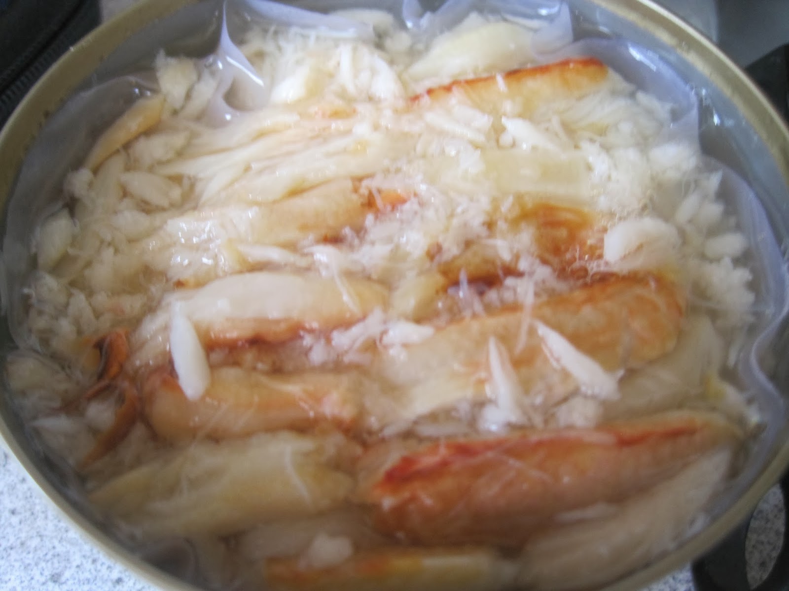 the mixed stew Thursday’s Side Dish Geisha Crab Meat