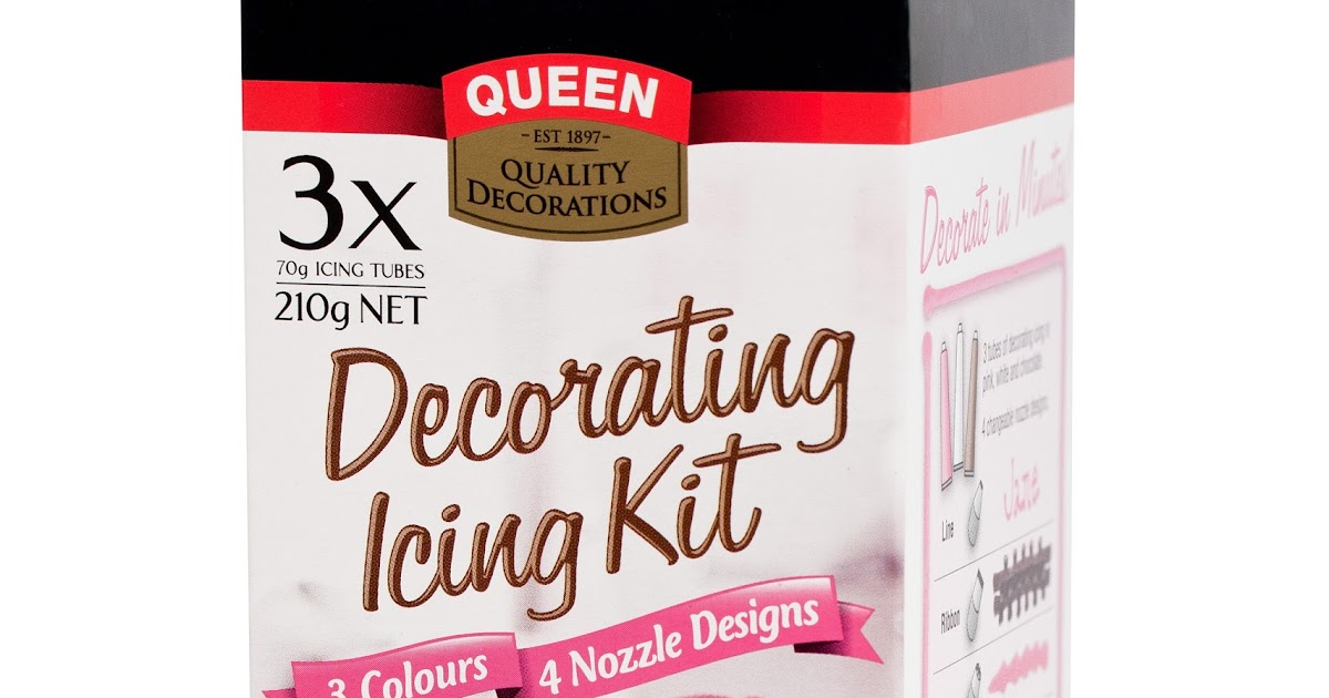 *New* Queen's Decorating Icing Kit