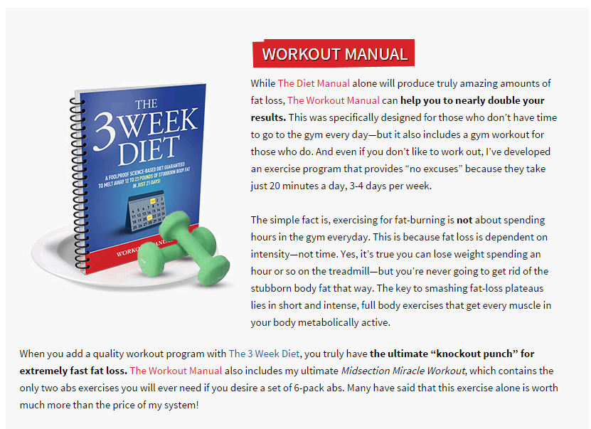3 Week Diet Manual Download