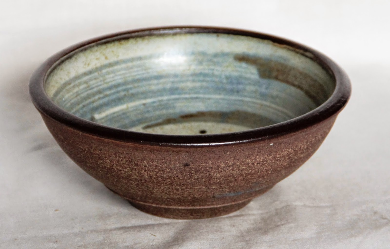 Curio Gifts Vintage Scottish Studio Pottery Bowl Largo, Anne Lightwood