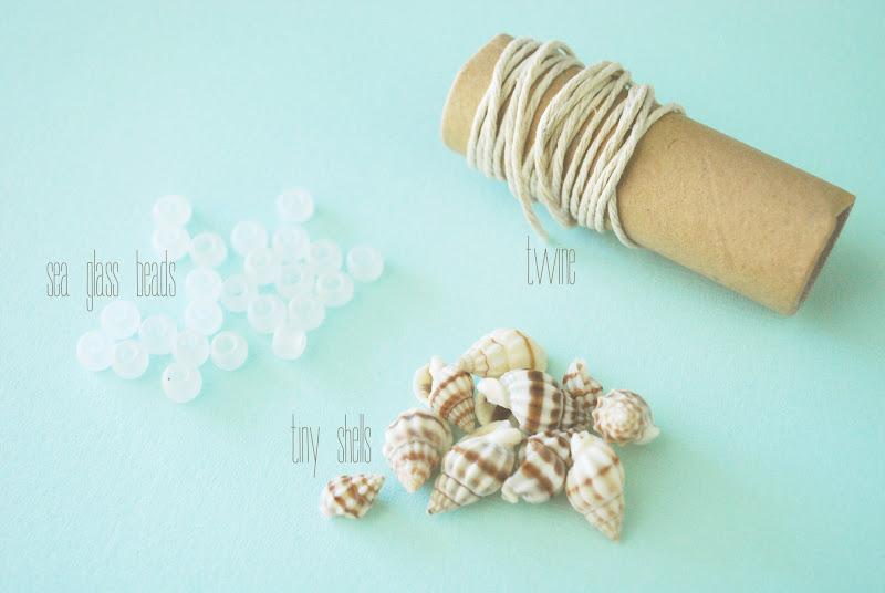 stellaire beachy shell anklet DIY