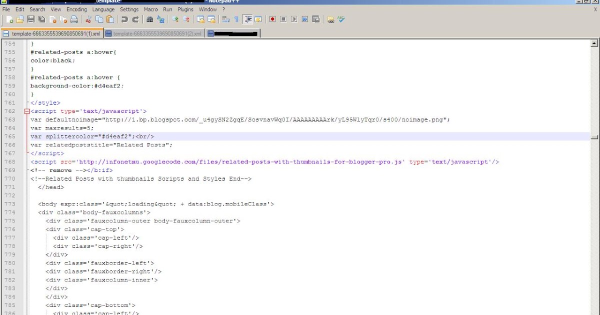 Notepad++ Edit Your Template Easier FarZ Collection