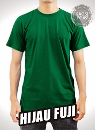 Kaos Polos Hijau Fuji Kaos Polos Hijau Fuji