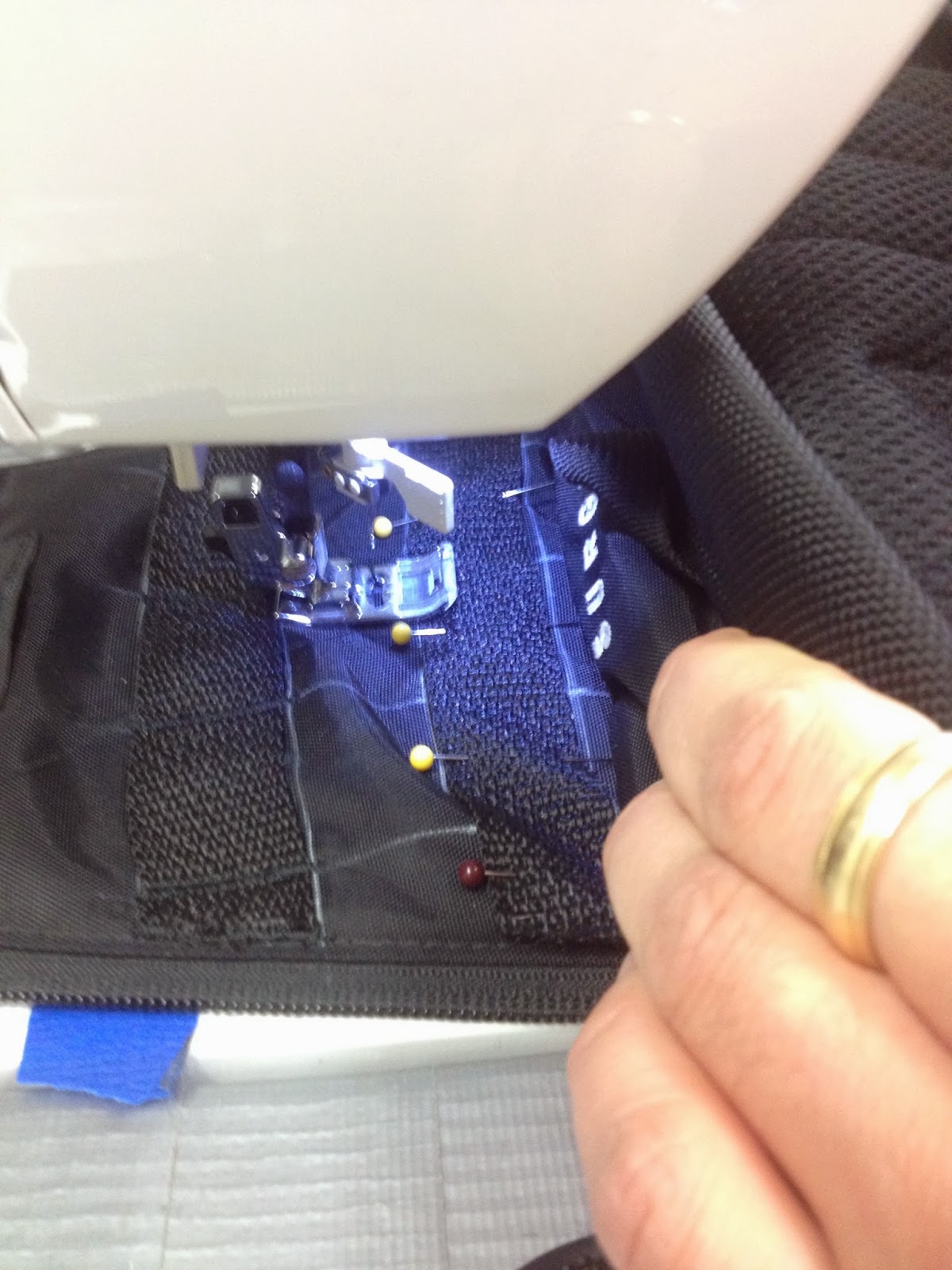Matthew McMillan Adding MOLLE / PALS webbing to a backpack