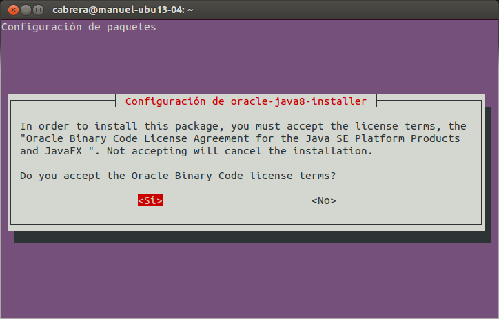how to install java se development kit 8 in ubuntu