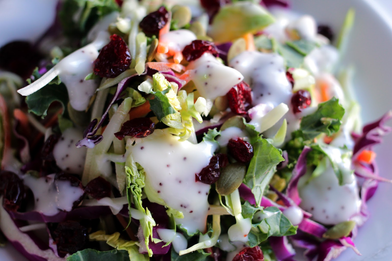 Vegetarian Tales of a Carnivore Broccoli Slaw and Kale Salad
