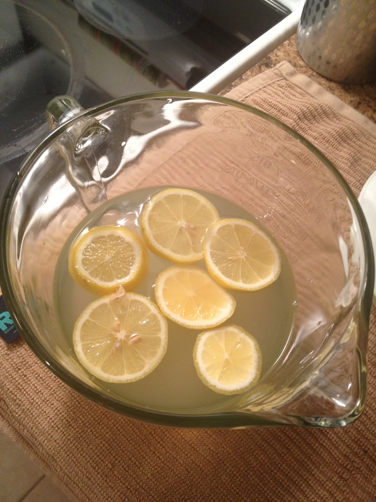 The Healing Kitchen Gingerlemon water