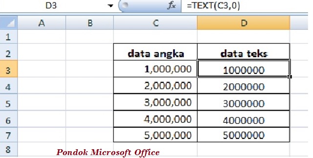 Pondok Microsoft Office Cara Praktis Mengubah Data Excel