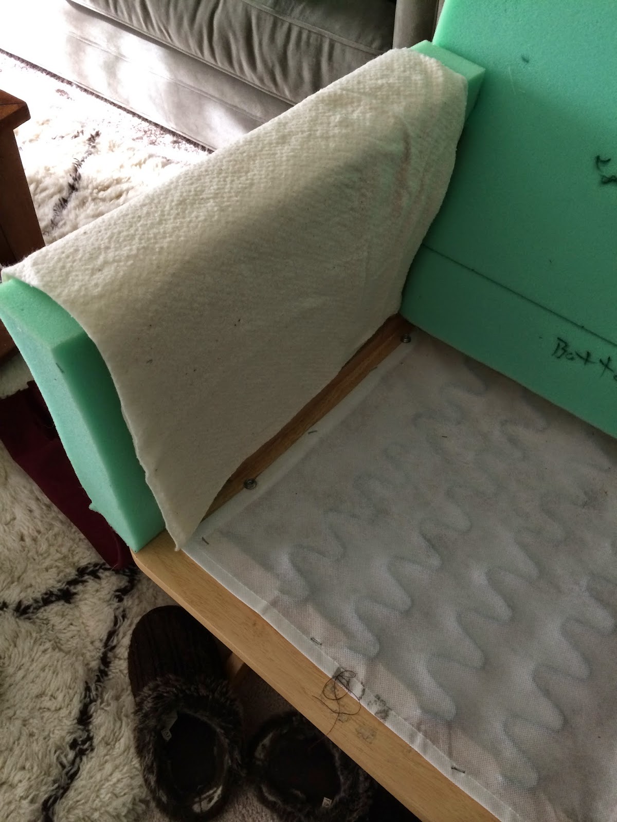 Life Really is Too Short So Sew Makeover of a Glider Rocker