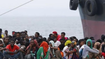 90 African migrants rescued, more than 40 feared dead