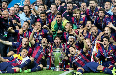 Barcelona treble fifth Champions League title 3-1 victory Italian Juventus in Berlin