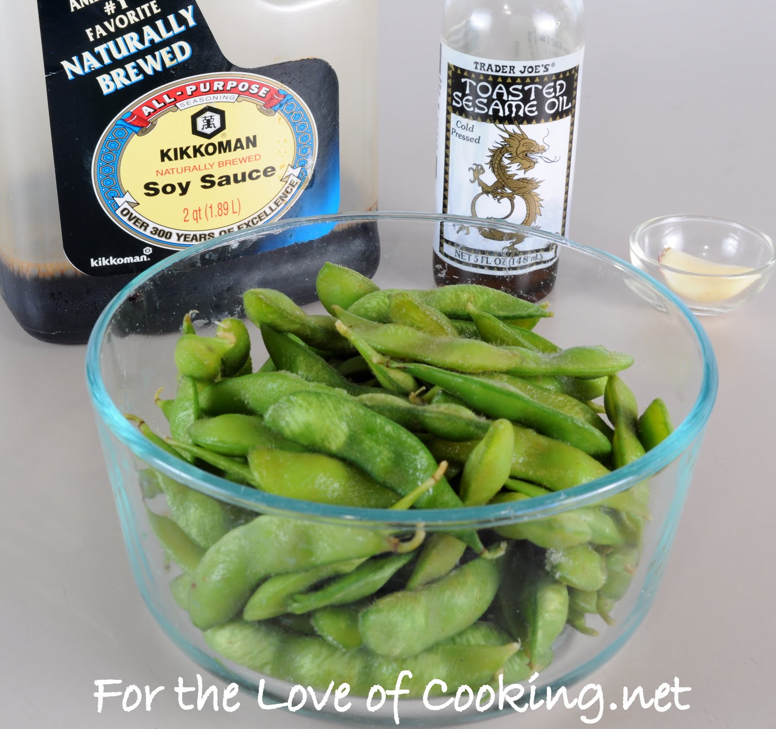 Soy Sesame Edamame For the Love of Cooking