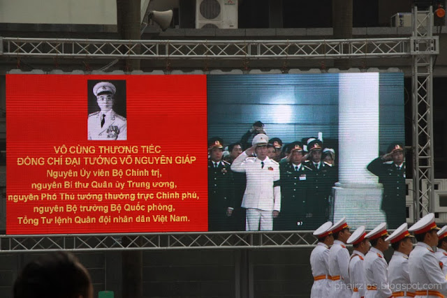 Đại tướng, Võ Nguyên Giáp, Quốc tang, Đại tướng, dân chúng, Võ Điện Biên, Quảng Bình, di ảnh, Lục quân, Hải quân, không quân