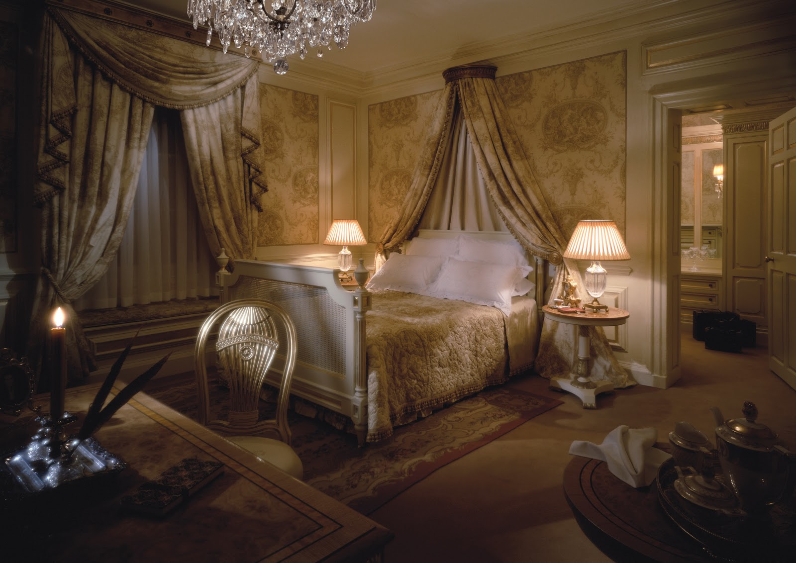 Gold Cream Bedroom