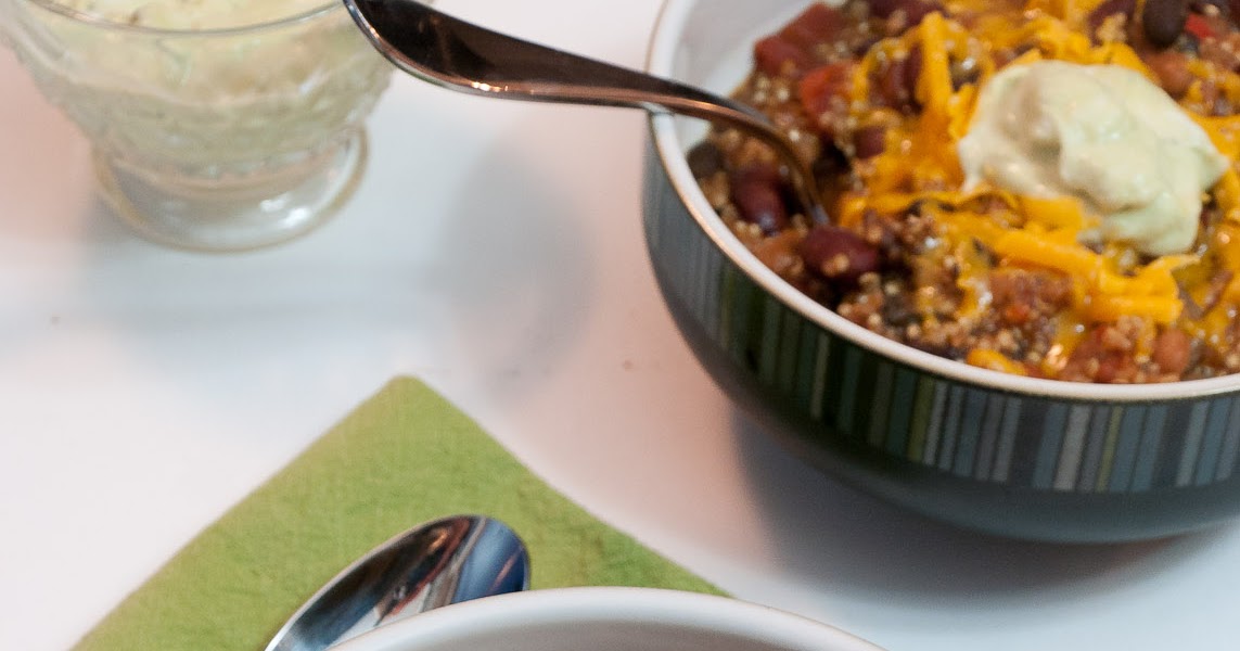 Sweet Twist of Blogging Vegetarian Quinoa Chili