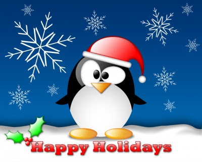 Imagen de tux en navidad