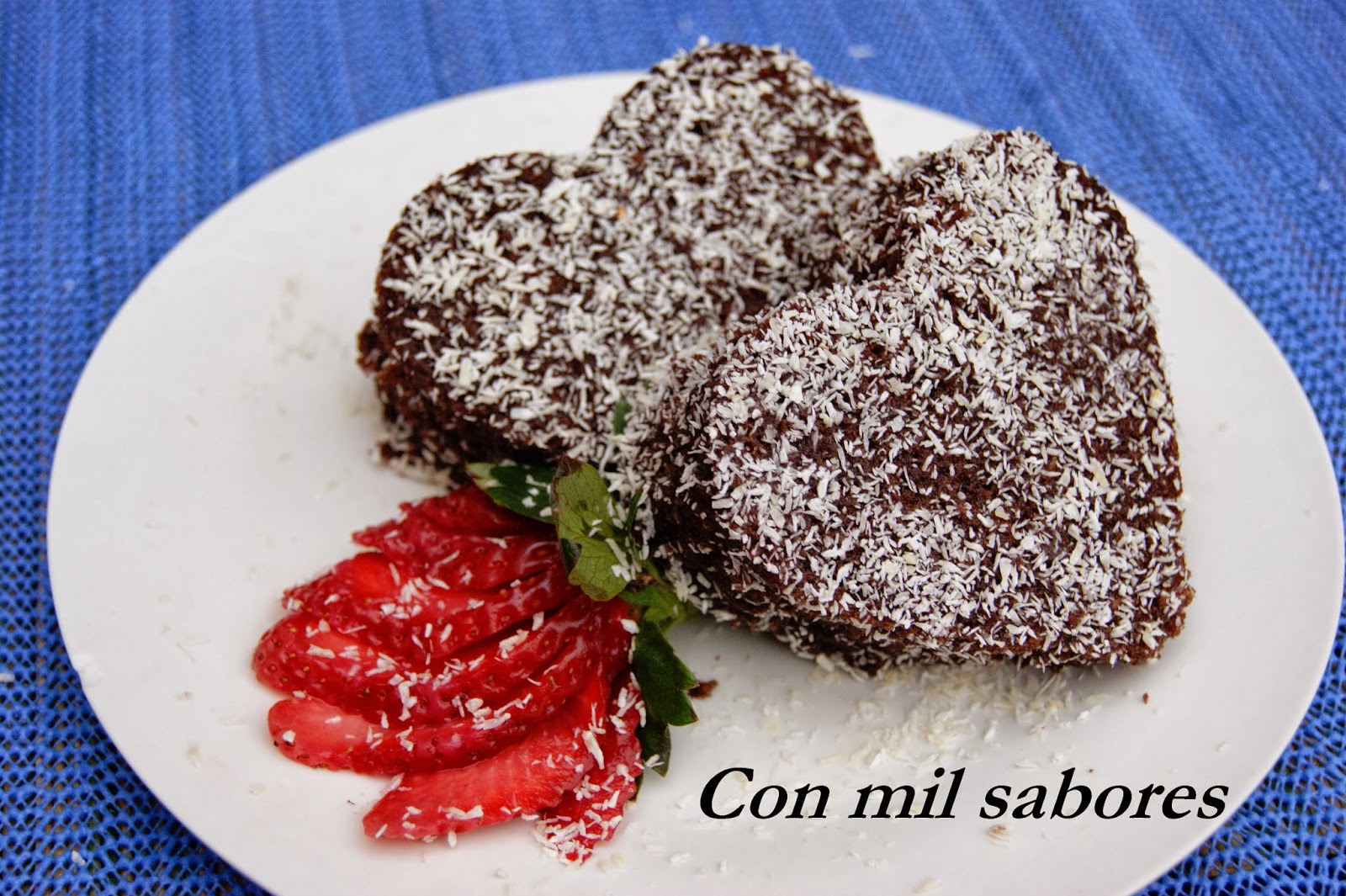 Bizcochos De Chocolate Y Coco (especial San Valentín)
