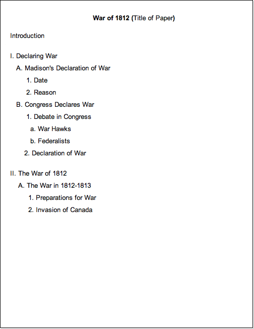 sample of research papers