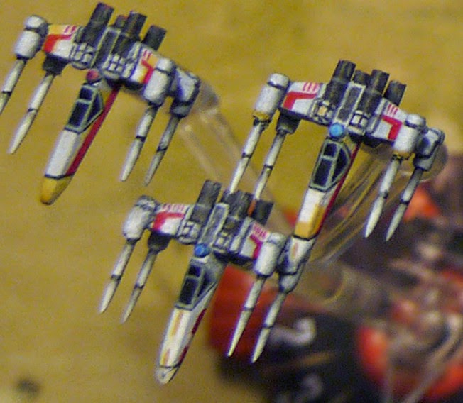 Rule 37 Armada tutorial painting Red Squadron XWings