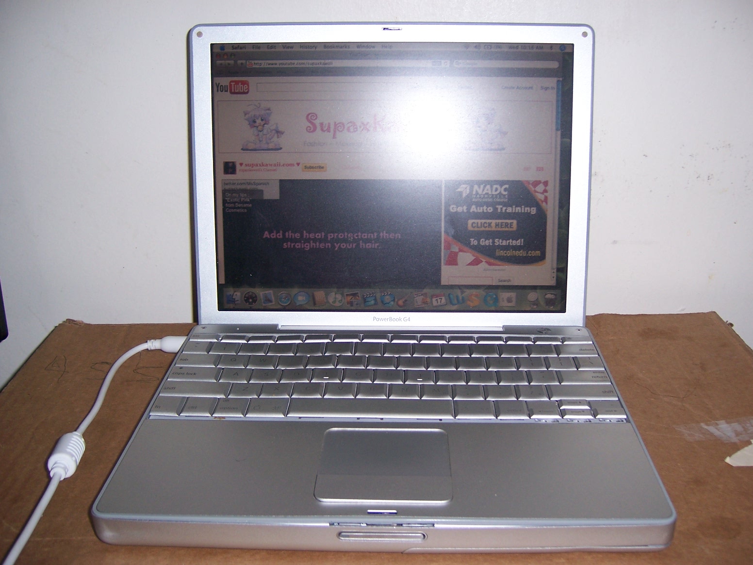 SUPAXKAWAII Apple Mac Powerbook G4 12" w/ Airport Extreme Wifi