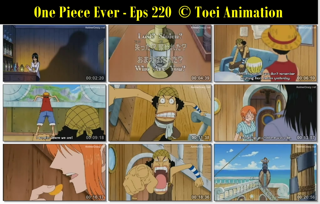 One Piece Ever: Episode 220 - You Lost Your Memory It was Taken Away