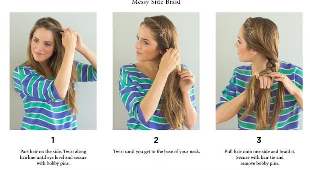 step easy hairstyles instruction