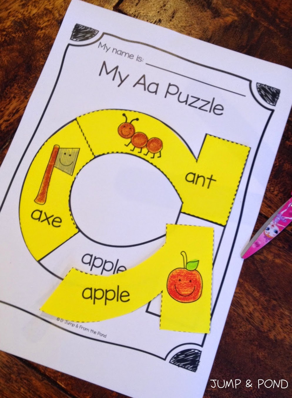 Blog Hoppin' Alphabet Letter Puzzles